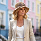 🎀 50% KORTING 👒 | Strohoed met retro strik – Opvouwbaar & ademend voor de zomer