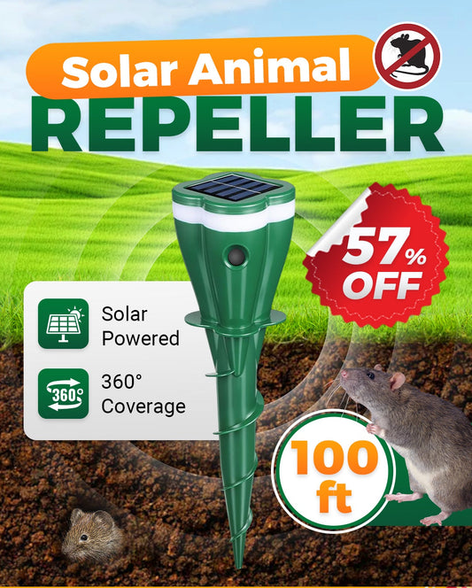 ☘️Solar Waterdichte schroefmollenverjager