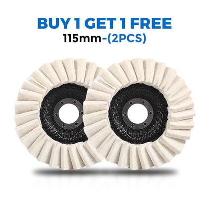 ✨ Beperkte KORTING van 50% - Premium wolvilt polijstpads | Compatibel met alle haakse slijpers ⚙️