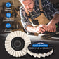 ✨ Beperkte KORTING van 50% - Premium wolvilt polijstpads | Compatibel met alle haakse slijpers ⚙️