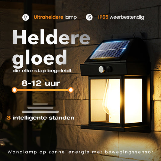 🔥 TIJDELIJKE AANBIEDING! 50% KORTING! Zonne-energie wandlamp – 3 slimme modi, IP65 waterdicht, geen elektriciteit of bedrading nodig!