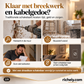 🔥FLASH SALE🔥 Draadloze Lichtschakelaar Set – Zonder Kabels of Boren, Zelfklevend – Voor 220V Huishoudlampen – Flexibel op Glas, Hout & Tegels – Vlamvertragend! 💡✨
