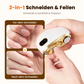 🏆Bestseller 🔥57% KORTING⏳2-in-1 elektrische nagelknipper en polijstmachine