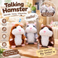 🐹50% KORTING!🔥 Pratende Hamster Knuffel – Herhaalt Wat Je Zegt, Knikkebolt Automatisch – Zachte Pluche, Ingebouwde Opname – Grappig Cadeau voor Kinderen & Volwassenen! 😂✨
