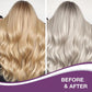 💜Paarse Keratine Haarmasker - Behoudt de kleur ＆ Neutraliseert koper- en gele tonen voor blond, zilver, grijs en gehighlight haar