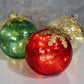 🎅Limited Edition! 3 Luxe Glazen Kerstdecoraties 🎄 Perfect als cadeau of tafelversiering ✨