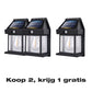 🔥 TIJDELIJKE AANBIEDING! 50% KORTING! Zonne-energie wandlamp – 3 slimme modi, IP65 waterdicht, geen elektriciteit of bedrading nodig!