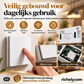 🔥FLASH SALE🔥 Draadloze Lichtschakelaar Set – Zonder Kabels of Boren, Zelfklevend – Voor 220V Huishoudlampen – Flexibel op Glas, Hout & Tegels – Vlamvertragend! 💡✨