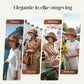 🎀 50% KORTING 👒 | Strohoed met retro strik – Opvouwbaar & ademend voor de zomer