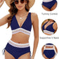 ✨Nieuw binnen✨👙Bikini's met hoge taille en kleurblokken voor buikcontrole