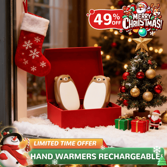 🎉CHRISTMAS SALE – 50% KORTING!🌟 Oplaadbare Handwarmers – Schattig Berenontwerp, 3 Seconden Warmte – 3 Temperaturen, 2000mAh – 85g per Stuk – Perfect Cadeau! ❄️✨