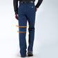 Rechte jeans met hoge taille voor heren 🎁