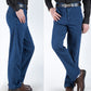 Rechte jeans met hoge taille voor heren 🎁