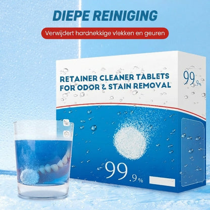 10PCS Reiniger Tabletten voor Beugels tegen Geur & Vlekken
