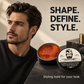 🔥FLASH SALE🔥 Haarstylingwax met Eau de Cologne-geur – Stevige Fixatie & Heerlijke Geur – 150g Blik – Eenvoudig Aan te Brengen – Voor Dagelijkse Styling! 💈✨