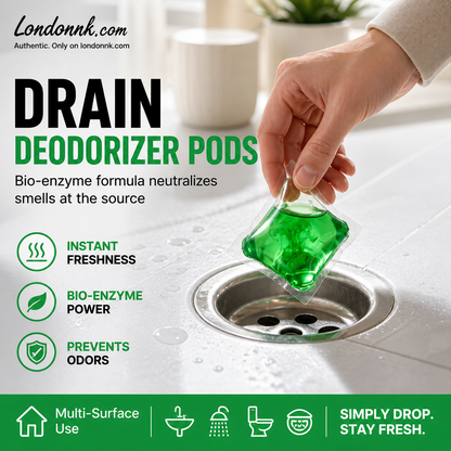 🥳 2026 HOT SALE 🥳 💞 50.000+ verkocht! 🏠💧 50% KORTING! Afvoer Geurneutraliserende Pods – Bio‑enzymformule neutraliseert geuren bij de bron. Onmiddellijk frisse geur, zonder agressieve chemicaliën. Zeg vaarwel tegen gênante luchtjes. 🚰✅