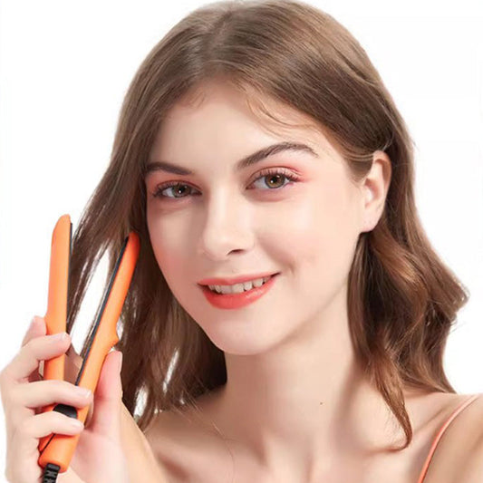 2-in-1 Mini Curling Wand & Flat Iron Hair Straightener（50%OFF）