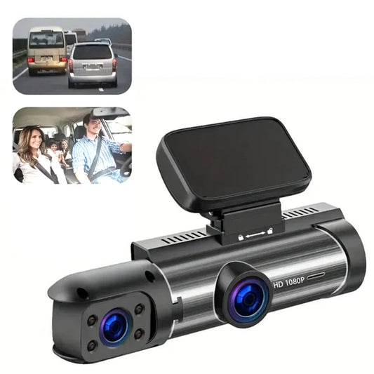 🖤Black Friday topper!✨ 170° Groothoek Dash Cam Met Dubbele Lens – 1080P HD, Nachtzicht & 24-Uur Parkeermonitoring (Rij Veiliger, Bewaar Elke Moment!)