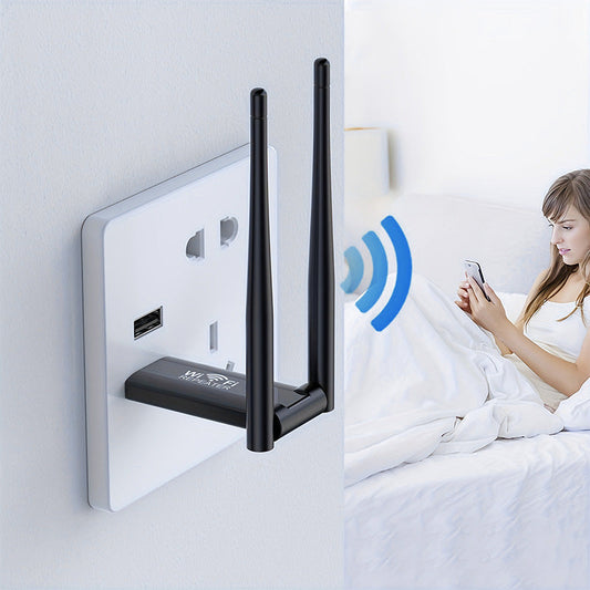 📶 KOOP 2 EN KRIJG 1 GRATIS! ✨ USB WiFi-versterker - Dubbele antennetechnologie voor verbeterde netwerkdekking thuis/op kantoor met eenvoudige installatie 🏠🚀
