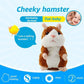 🐹50% KORTING!🔥 Pratende Hamster Knuffel – Herhaalt Wat Je Zegt, Knikkebolt Automatisch – Zachte Pluche, Ingebouwde Opname – Grappig Cadeau voor Kinderen & Volwassenen! 😂✨