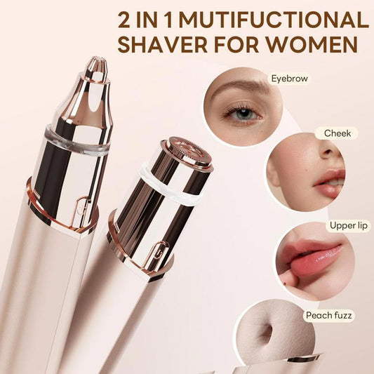 🔥 HOT SALES 50% UIT💗2 In 1 Gezichtshaarverwijderaar & Wenkbrauwtrimmer