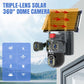 💥2025 Nieuwe Hot Sale🎥 Triple-Lens Solar 360° Dome Camera✈️ gratis verzending