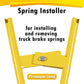 ⏰50% KORTING – LAATSTE KANS⏰ Premium Stalen Remveertool voor Vrachtwagens – Hoogwaardig Staal, Gele Roestwerende Afwerking – Eenvoudig & Veilig – 41,5x14x4cm! 🔥