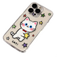 💕Kleurrijke graffiti kat & ster iPhone-hoesje🐱