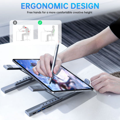 🔥Tijdelijke actie: 50% korting💥 Tijdelijke aanbieding: USB-C dockingstation laptopstandaard met 4K HDMI