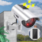 Buitencamera op zonne-energie met knipperend LED-lich