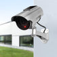 Buitencamera op zonne-energie met knipperend LED-lich