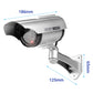 Buitencamera op zonne-energie met knipperend LED-lich