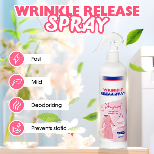🥳 2026 HOT SALE 🥳 💞 50.000+ VERKOCHT! 👔❤️‍🔥 Multifunctionele Kreukherstellende Spray – Verwijdert kreukels in enkele minuten – Neutraliseert geuren, zacht voor stoffen – Strijken niet nodig! – Een must‑have voor op reis 👕✨