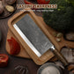 🔥FLASH SALE🔥 Gesmeed Roestvrijstalen Snijmes + Keukenschaar – Precisie & Scherpte, Roestbestendig – Ergonomisch Handvat – Voor Vlees, Groenten & Fruit! 🔪✨