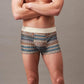 Ademende boxershorts voor heren met geometrisch patroon (1 kopen = 2 gratis)