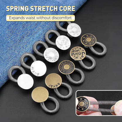 🏆Veerbelaste metalen tailleverlengingsknop voor jeans🔩👖