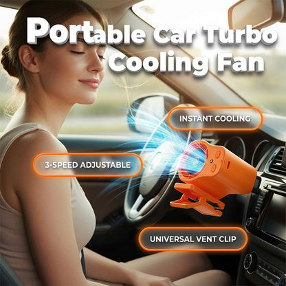 🚗💨 63% KORTING – Draagbare LED Auto Ventilator | Stil, Krachtig & Directe Verkoeling voor Onderweg ✨