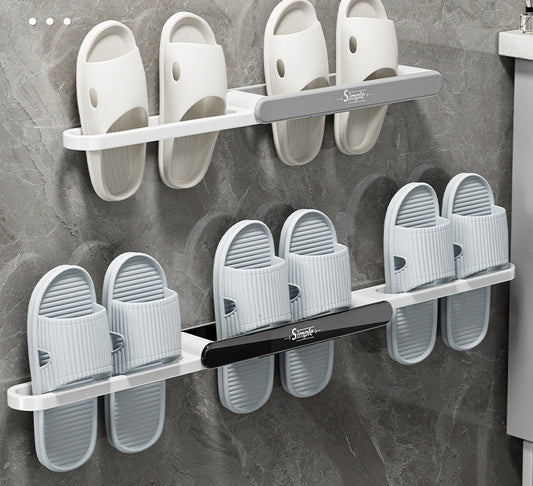 💥👟 50% KORTING! Stop met een kletsnatte badkamer door natte slippers! Dé opvouwbare schoenenrek – 2,5 inch dun, 3 panelen, ABS, 29–75 cm. Alles droogt netjes achter de deur!
