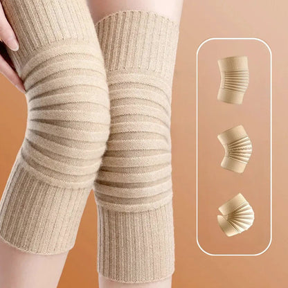 🥳2026 BESTSELLER🥾 Gebreide Kniewarmers – Zacht & Comfortabel, Rekbaar van M tot XL – Geschikt voor Sport, Dans & Dagelijks Gebruik – Voor 45–100kg – 1 of 3 Paar! 🛡️💨
