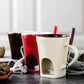 🎅 TOPAANBIEDING 50% KORTING🍫Keramische chocoladefonduemok