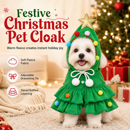 🥳HOT SALE🥳💞50.000+ VERKOCHT! Kerstboom Cape – Vanaf €18,99! Warm, feestelijk & comfortabel. Maak uw huisdier feestklaar – bestel nu! ✅