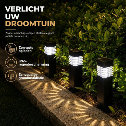 🥳HOT SALE🥳💞50.000+ VERKOCHT! Zonne-Tuinverlichting – 2+1 GRATIS! Waterdicht, automatische sensor & gelaagde projectie. Verlicht uw tuin – bestel nu! ✅