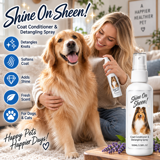 ⏳ Tijdelijke aanbieding⏳ 🐾✂️ Nooit meer trekken aan klitten! Deze conditioning spray ontwart vacht direct, geeft glans en kalmeert met lavendel – voor nat en droog haar.