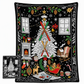 🔥FLASH SALE🔥 DIY Kerst Kleurdeken – Herbruikbaar Kleuroppervlak, Pluche Warmte – Inclusief Stiften – Wasbaar & Herbruikbaar – 130x150cm! 🎄✨
