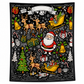 🔥FLASH SALE🔥 DIY Kerst Kleurdeken – Herbruikbaar Kleuroppervlak, Pluche Warmte – Inclusief Stiften – Wasbaar & Herbruikbaar – 130x150cm! 🎄✨