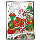 🔥FLASH SALE🔥 DIY Kerst Kleurdeken – Herbruikbaar Kleuroppervlak, Pluche Warmte – Inclusief Stiften – Wasbaar & Herbruikbaar – 130x150cm! 🎄✨