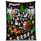 🔥FLASH SALE🔥 DIY Kerst Kleurdeken – Herbruikbaar Kleuroppervlak, Pluche Warmte – Inclusief Stiften – Wasbaar & Herbruikbaar – 130x150cm! 🎄✨
