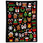 🔥FLASH SALE🔥 DIY Kerst Kleurdeken – Herbruikbaar Kleuroppervlak, Pluche Warmte – Inclusief Stiften – Wasbaar & Herbruikbaar – 130x150cm! 🎄✨