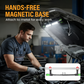 🥳2026 BESTSELLER🥾 LED-werklamp Set – 2-in-1 Modulair, 2200mAh – Magnetische Basis & Draaihaak, Type-C – 3 Standen, IP44 – Voor Auto, Werkplaats & Nood! 🛡️💨