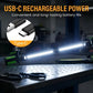 🥳2026 BESTSELLER🥾 LED-werklamp Set – 2-in-1 Modulair, 2200mAh – Magnetische Basis & Draaihaak, Type-C – 3 Standen, IP44 – Voor Auto, Werkplaats & Nood! 🛡️💨